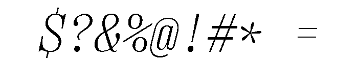 Right Serif Mono Italic Variable Font OTHER CHARS