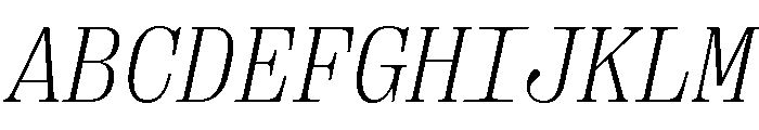 Right Serif Mono Italic Variable Font UPPERCASE