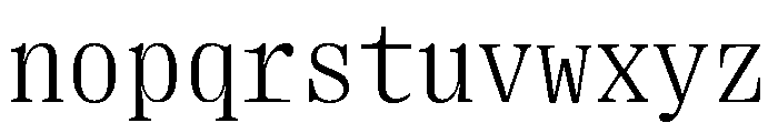 Right Serif Mono Variable 2 Font LOWERCASE