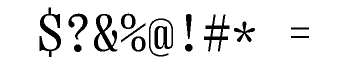 Right Serif Mono Variable 3 Font OTHER CHARS