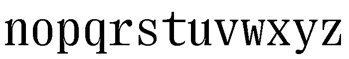 Right Serif Mono Variable 3 Font LOWERCASE