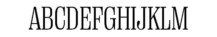 Right Serif Narrow Variable 2 Font UPPERCASE
