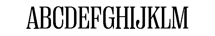 Right Serif Narrow Variable 3 Font UPPERCASE
