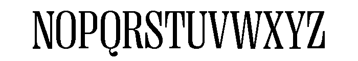 Right Serif Narrow Variable 3 Font UPPERCASE