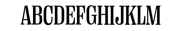 Right Serif Narrow Variable 4 Font UPPERCASE