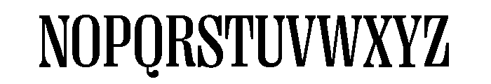 Right Serif Narrow Variable 4 Font UPPERCASE