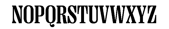 Right Serif Narrow Variable 5 Font UPPERCASE