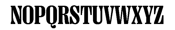 Right Serif Narrow Variable 6 Font UPPERCASE