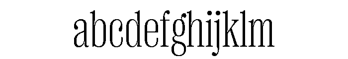 Right Serif Narrow Variable FONT