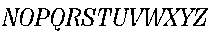 Right Serif Regular Italic Font UPPERCASE