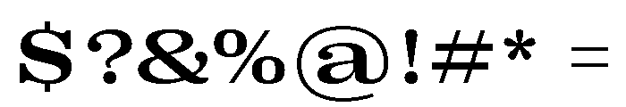 Right Serif Spatial Medium Font OTHER CHARS