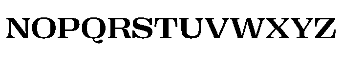 Right Serif Spatial Medium Font UPPERCASE