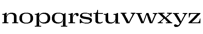 Right Serif Spatial Variable 3 Font LOWERCASE