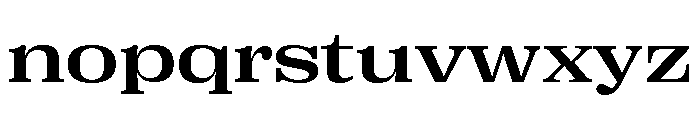 Right Serif Spatial Variable 4 Font LOWERCASE
