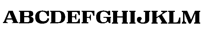 Right Serif Spatial Variable 5 Font UPPERCASE
