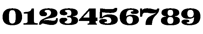 Right Serif Spatial Variable 6 Font OTHER CHARS