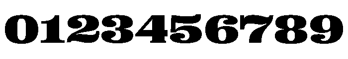 Right Serif Spatial Variable 7 Font OTHER CHARS