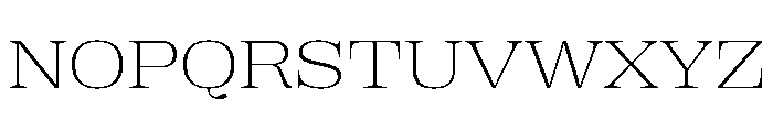 Right Serif Spatial Variable Font UPPERCASE