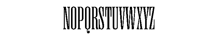 Right Serif Tall Variable 2 Font UPPERCASE