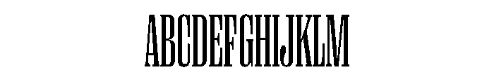 Right Serif Tall Variable 3 Font UPPERCASE