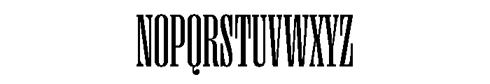 Right Serif Tall Variable 3 Font UPPERCASE