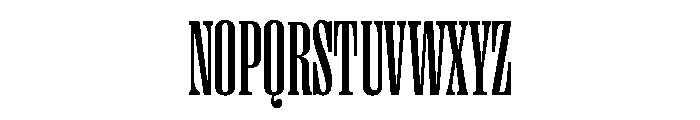 Right Serif Tall Variable 4 Font UPPERCASE