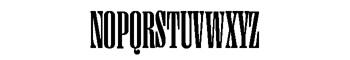 Right Serif Tall Variable 5 Font UPPERCASE