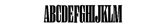 Right Serif Tall Variable 6 Font UPPERCASE