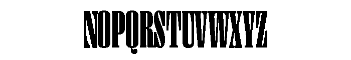 Right Serif Tall Variable 7 Font UPPERCASE