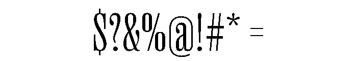 Right Serif Tight Variable 2 Font OTHER CHARS