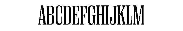 Right Serif Tight Variable 3 Font UPPERCASE