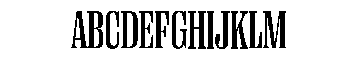 Right Serif Tight Variable 4 Font UPPERCASE