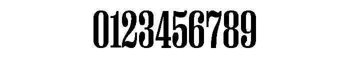 Right Serif Tight Variable 5 Font OTHER CHARS