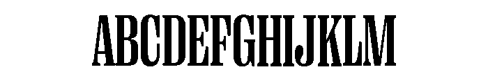 Right Serif Tight Variable 5 Font UPPERCASE
