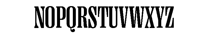 Right Serif Tight Variable 5 Font UPPERCASE