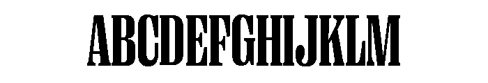 Right Serif Tight Variable 6 Font UPPERCASE