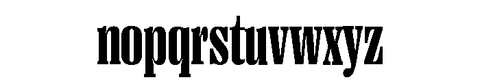 Right Serif Tight Variable 6 Font LOWERCASE