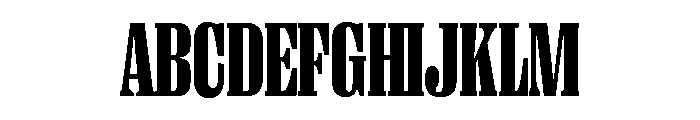 Right Serif Tight Variable 7 Font UPPERCASE