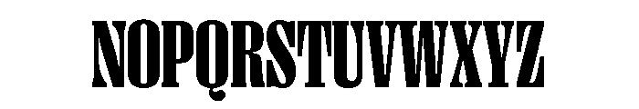 Right Serif Tight Variable 7 Font UPPERCASE