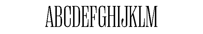 Right Serif Tight Variable Font UPPERCASE
