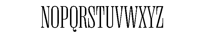 Right Serif Tight Variable Font UPPERCASE