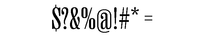 Right Serif Variable 10 Font OTHER CHARS