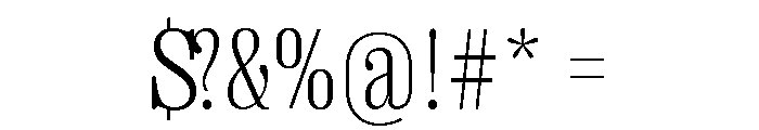 Right Serif Variable 15 Font OTHER CHARS