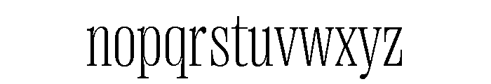 Right Serif Variable 15 Font LOWERCASE