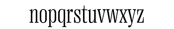 Right Serif Variable 16 Font LOWERCASE