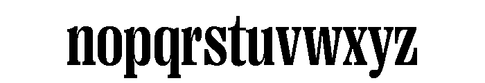 Right Serif Variable 19 Font LOWERCASE