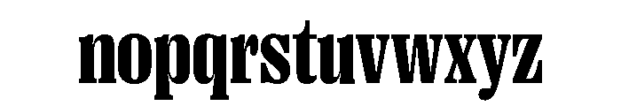 Right Serif Variable 20 Font LOWERCASE