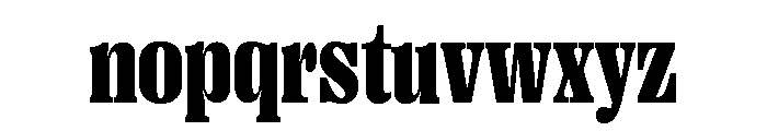 Right Serif Variable 21 Font LOWERCASE