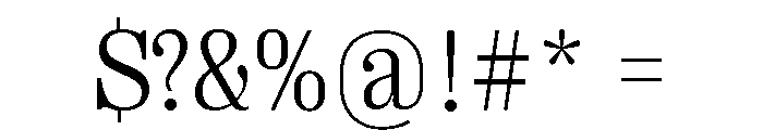Right Serif Variable 23 Font OTHER CHARS