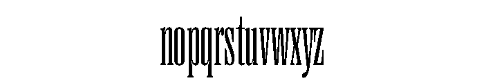 Right Serif Variable 2 Font LOWERCASE